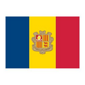 Flag of Andorra Temporary Tattoo (1.5"x2")